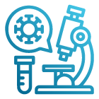 laboratory icon for industry vertical