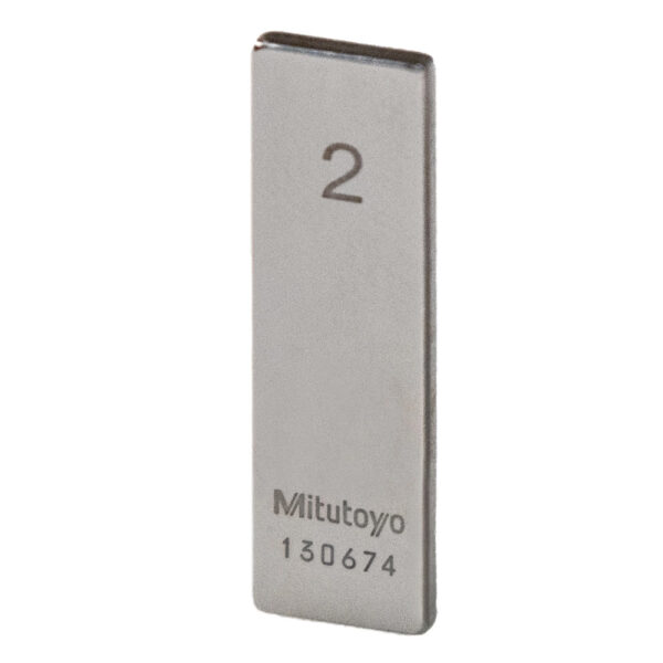 Mitutoyo 611201-121 Gauge Block, Inch, Inspection Certificate