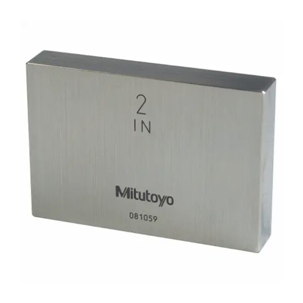 Mitutoyo 611192-131 Gauge Block, Inch, Inspection Certificate
