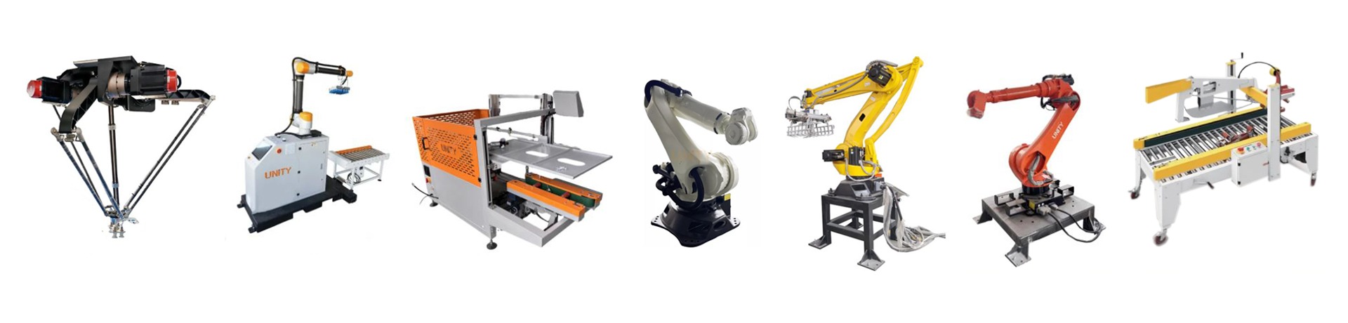 unity industrial robots range