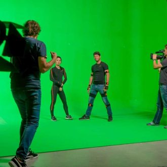 MVN Animate green screen shoot
